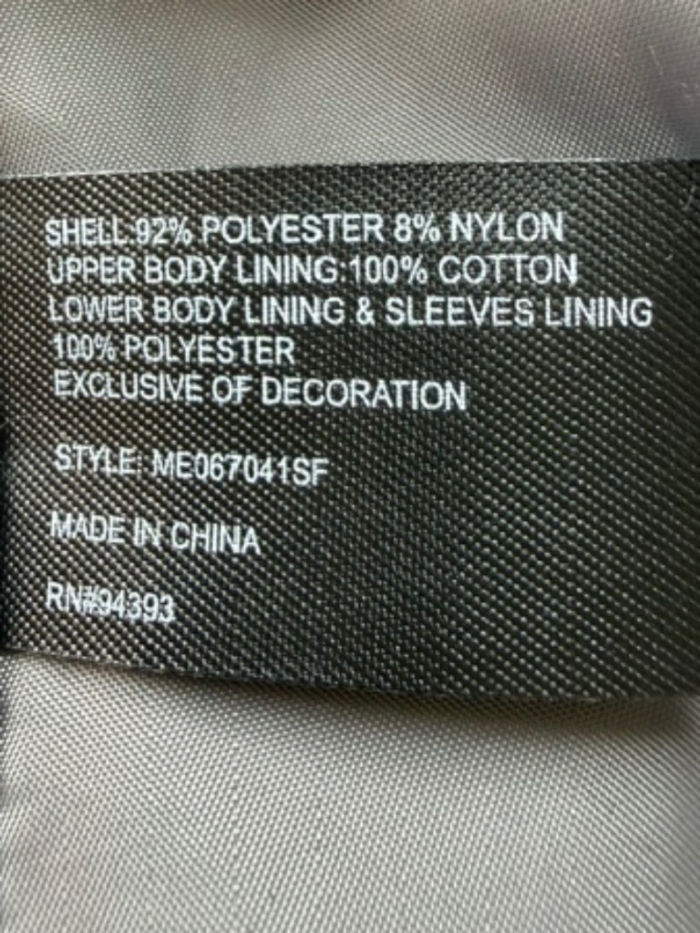 Mo-Ka by Santa Fe Apparel Lightweight Anorak Rain Jacket Grey Medium - Picture 11 of 12